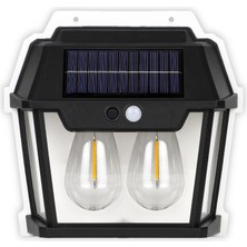 Panther PT-2992 Solar LED Duvar Lambası - Işık Hareket Sensörlü Güneş Enerjili Bahçe Aydınlaması