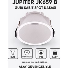 Jupiter JK659 B GU10 Sabit Sıva Altı Spot Kasası