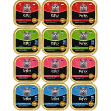 Reflex Plus Karışık Pate Yaş Kedi Maması 85 gr x 12 Adet