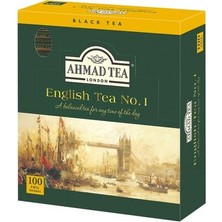 Ahmad Tea English Tea No:1 100'LÜ Bardak Poşet Çay *3'lü