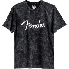 Fender® Spaghetti Logo Tie-Dye T-Shirt - Siyah