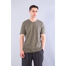 Mckanzie 2021 V Yaka Basic Süprem Regular Fit T-shirt