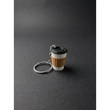 Portal 3d 3D Baskı Kahve Bardağı Anahtarlık – Mini Kahve Kupası Tasarımlı Dekoratif Anahtarlık – Şık ve Hafif Aksesuar