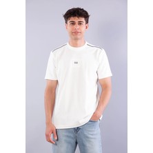 Mckanzie 8281 Omzu Biyeli Raise Baskılı İnterlok O Yaka T-shirt