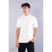 Mckanzie 4663 Yakası Noktalı Kol Ucu Desenli T-shirt