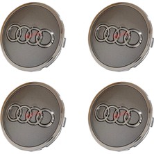 Asparts Audi A4-A5-A6-Q7 2016/2022 Jant Göbek Arması (Oem Kalite) 8W0601170A 4M0601170 Füme 8W0198601F