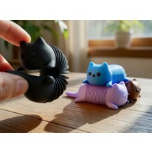 Sepetzone Esnek Kedi Figürü - Springy Kitty Dekoratif Oyuncak