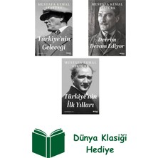Can Yayınları Mustafa Kemal Atatürk 3 Kitap Seti + Dünya Klasiği Hediye