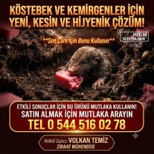 Volkan Ziraat Mühendislik Yasal ve Güvenli Brofar 1000GR Pasta Yem | Köstebek, Körfare, Fare, Tarla Sıçanı, Köstük ve Kösnü Için