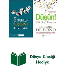 Epsilon Yayınevi Edward De Bono 2 Kitap Seti + Dünya Klasiği Hediye