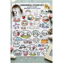 Neora Cinnamoroll 43 Adet Sticker Seti | Dekoratif Çıkartma Paketi