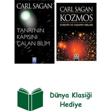 Altın Kitaplar Carl Sagan 2 Kitap Seti + Dünya Klasiği Hediye