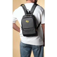 Newish Polo Unisex Laptop Tablet Bölmeli Minimal Sırt Çantası