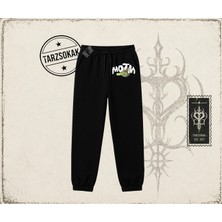 Tarzsokak Unisex Kid Cudi Man Of The Moon Unisex Jogger Eşofman Altı Beyaz
