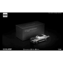 Pop Race 1:64 1967 Ford Shelby Mustang GT500 Dark Chrome Limited Edition PRDC004 Model Araba
