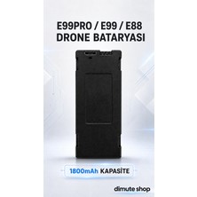 Dimute Shop E99PRO E99 E88 Drone Bataryası 1800MAH