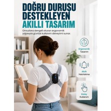 Marsilyan Titreşim Uyarılı Akıllı Düzeltici Günlük Kullanıma Uygun Dik Duruş Cihazı