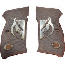 Cz 75  (16\'lı Çek) Kabzesi Ahşap Model 50
