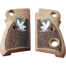 Beretta Beratta Çift Düğmeli Beratta Kabzesi Ahşap Model 14