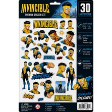 Neora Invincible 30 Adet Sticker Seti  Dekoratif Çıkartma Paketi