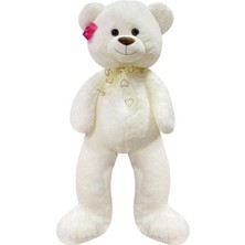 Zenviaa Mey Ithalat® 1193B Puffy Salaş Ayı 130 cm Beyaz ZNV20296545