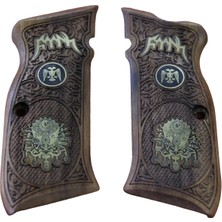 Cz 75  (16\'lı Çek) Kabzesi Ahşap Model 4