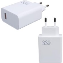 33 Watt Turbo USB Şarj Başlık Adaptörü, M11, Beyaz, Weko,