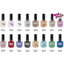 Glitter Nail Lacquer No: 203 - Işıltılı ve Simli Parlak Oje