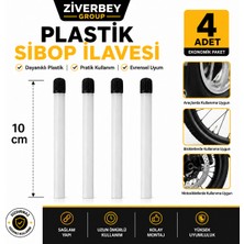 Ziverbey Plastik Sibop Ilavesi 10 cm 4 Adet Lastik Hava Sibop Uzatma Aparatı