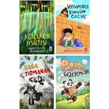 Timaş Çocuk 2 ve 3.sınıf Okuma Seti Ağaçların Fısıltısı Hayvanlarla Konuşan Çocuk Dağa Tırmanan Kedi Panda Gezegeni 4 Kitap Set