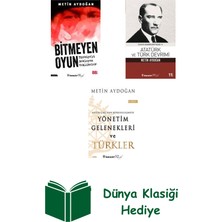 İnkılap Kitabevi Metin Aydoğan 3 Kitap Seti + Dünya Klasiği Hediye