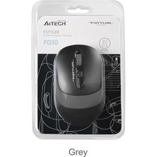 FG10 Nano Kablosuz Optik 2000 Dpı Mouse, 4 Yönlü Scroll, Siyah Gri