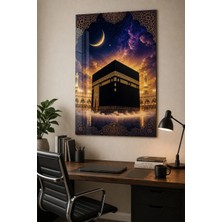 Kabe Desenli Baskılı Cam Tablo – Uv Baskı Manevi Dekoratif Duvar Tablosu