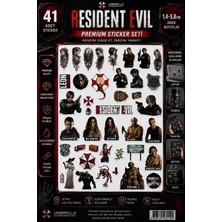 Neora Resident Evil 41 Adet Sticker Seti