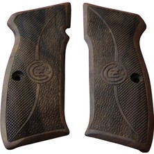 Cz 75  (16\'lı Çek) Kabzesi Ahşap Model 80