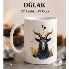 Kadorex Design Oğlak Burcu Kupa Bardak – Burç Temalı Kahve Kupası