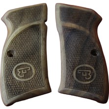 Cz 75  (16\'lı Çek) Kabzesi Ahşap Model 76