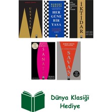 Altın Kitaplar Robert Greene 5 Kitap Seti + Dünya Klasiği Hediye