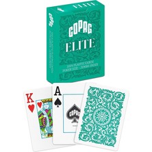 Copag %100 Plastik Oyun Kartları, Poker Boyu Endeks Tek Deste, Yeşil