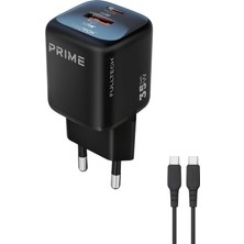 35W Gan Hızlı Şarj Adaptörü, Hızlı Şarj Başlığı,1x Type-C Girişi, 1x USB Girişi, Güçlü Performans, Aşırı Gerilim, Kısa Devre, Isınma ve Akım Koruması, Gelişmiş Güvenlik ve Geniş Uyumluluk (Kablo Dahi)