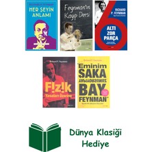 Richard P. Feynman 5 Kitap Seti + Dünya Klasiği Hediye