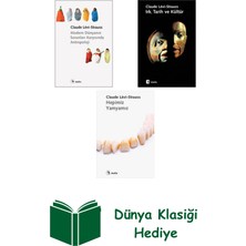 Metis Yayınları Claude Levi-Strauss 3 Kitap Seti + Dünya Klasiği Hediye