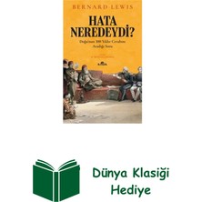 Kronik Kitap Hata Neredeydi?-Doğu'nun 300 Yıldır Cevabını Ar... + Dünya Klasiği Hediye
