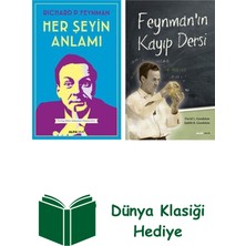 Richard P. Feynman 2 Kitap Seti + Dünya Klasiği Hediye