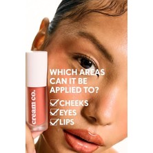 Cream Co. Allık Ruj Göz Farı Glow Tint Warm Peach, Nemlendirici Makyaj, 503 Şeftali, Hyaluronik Asit Peptit