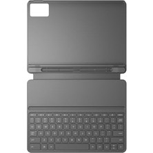 Ideatab ve Tab K11 Gen 2 Için Folio Klavyeli Kılıf, Luna Grey, Pogo-Pin Bağlantı, Dahili Stand ve Kalemlik