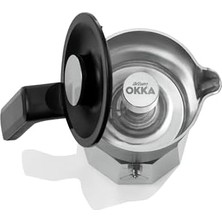 Okka OK0027 Rich Moka Pot Chrome