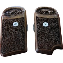 Browning Mod. 1910 (Kısa Belçika) 7,65 Kabzesi Ahşap Model 8