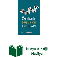 Epsilon Yayınevi 5 Günlük Düşünme Kursları + Dünya Klasiği Hediye