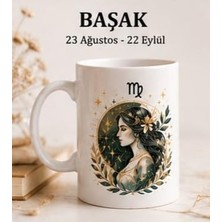 Kadorex Design Başak Burcu Kupa Bardak – Burç Desenli Kahve Kupası